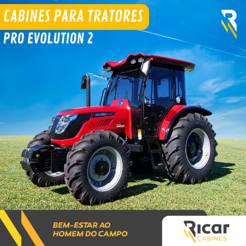 cabine para trator pro evolution 2